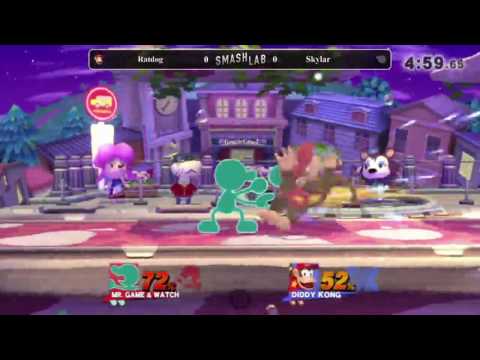 TSL43 WR3 - Ratdog (Diddy Kong) vs Skylar (Mr. Game & Watch)