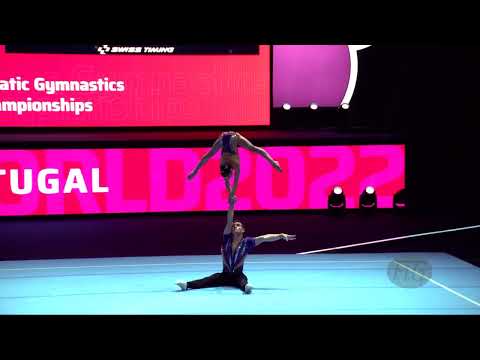 Portugal 1 (POR) - 2022 Acrobatic Worlds, Baku (AZE) - Balance Qualification  Mixed Pair