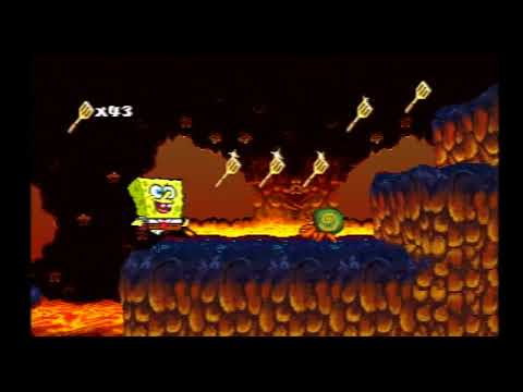 SpongeBob SquarePants SuperSponge (PS1) (9) Lava Fields