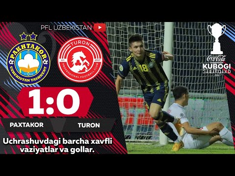 O'zbekiston 🏆 Coca-Cola kubogi  1/8 final PAXTAKOR — TURON 1:0