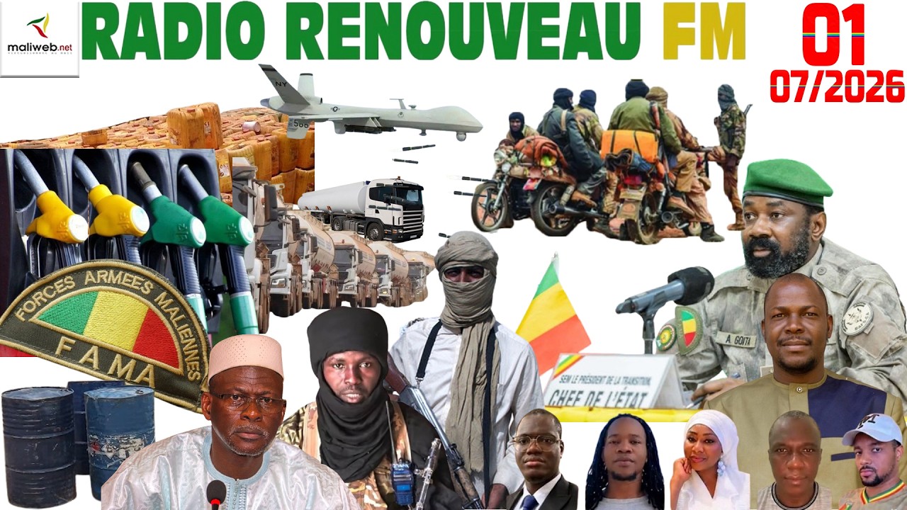 La Revue de Presse de la RADIO RENOUVEAU FM du 01 Juillet 2026