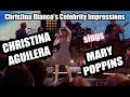 Christina Aguilera Sings Spoonful Of Sugar Christina Bianco Impression On The Imitation Game