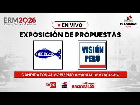 Candidatos al GORE Ayacucho: Frepap y Visión Perú | Tu Decisión 2026 | TVPerú Noticias