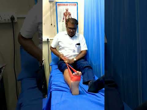 Foot Drop Exercise at Home 🦿 #physiotherapy #youtube #youtubeshorts #exercise
