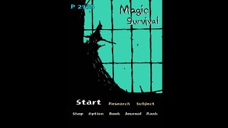 ただ敵から逃げるだけのゲーム【Magic Survival】