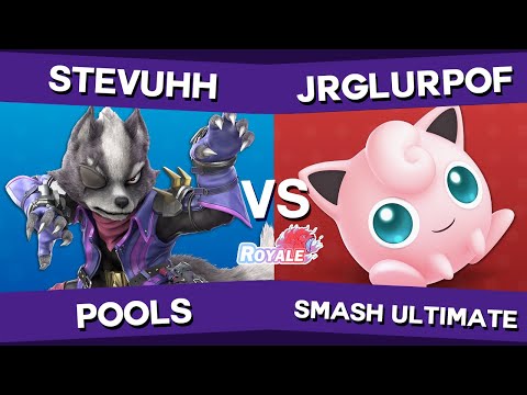 Royale 10 - Stevuhh (Wolf) vs Jrglurpof (Jigglypuff) - SSBU Pools