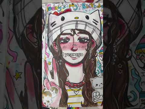 PROOF that if you practice you WILL get better! #art #artist #artistic #sketchbook