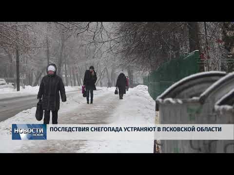 05.02.2019 / Последствия снегопада устраняют в Псковской области