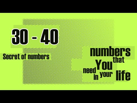 secret of numbers / numbers in persian