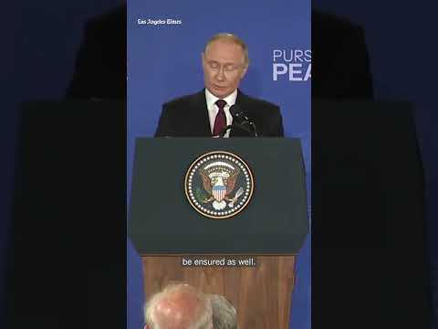 Putin and Trump conclude high stakes summit over Ukraine war, don't answer questions