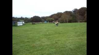 preview picture of video 'Stace the ace gets knocked off by hi viz bicycle jousting.Great Torrington'