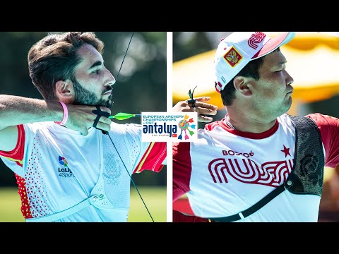 Pablo Acha v Galsan Bazarzhapov – recurve men gold | Antalya 2021 European Archery Championships