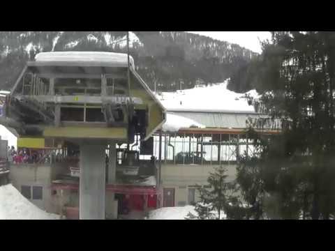 Discesa integrale cabinovia Agamatic "Skitrans Bronta" - San Vigilio di Marebbe (BZ)