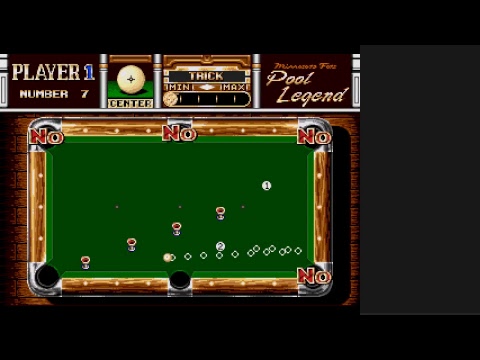 Trick shots - Minnesota Fats Pool Legend (SEGA Genesis)