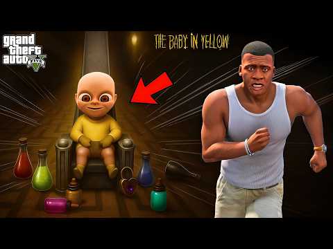 GTA V : Franklin & Shinchan Tries to Escape Ghost Baby House in GTA 5 ! in Telugu