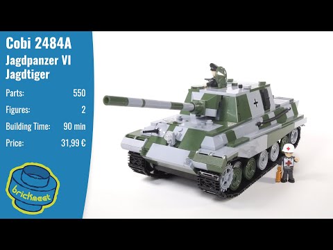 COBI 2484A - Jagdpanzer VI (Jagdtiger) - Speed Build Review