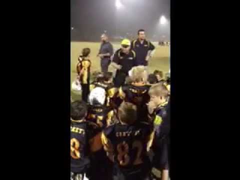 Coach's overly excited post game speech