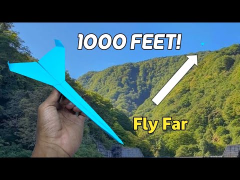 Paper Planes 1000 FEET, how to make a paper airplane that flies far