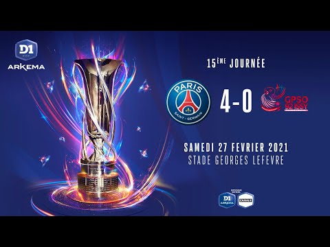 D1 Arkema, J15 : Paris Saint-Germain FC - GPSO 92 Issy (4-0)