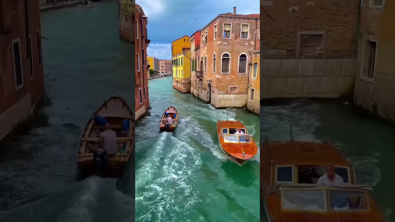 Venice:A City Designed Around the Water😳🇮🇹