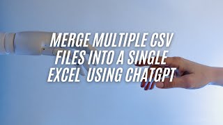 Merge Multiple CSV Files into a Single Excel Sheet with Python using chatGPT