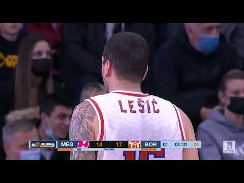 AdmiralBet ABA League 2021/22, Round 17 match: Mega Mozzart - Borac (23.1.2022)