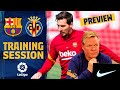 ? ?️ Last TRAINING SESSION before the FIRST La Liga game