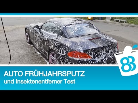 Frühjahrsputz für das Auto und Insektenentferner Test - Auto Außenpflege und Fahrzeugaufbereitung