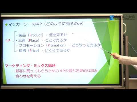 経済・経営学科 経済学部 経済・経営学科　模擬講義：マーケティング論について　國﨑先生