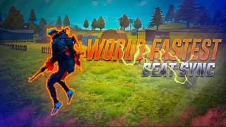 Worlds Fastest Free fire Beat Sync Montage Bhaag J