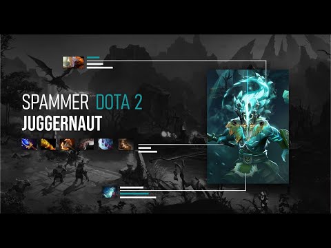 Spammer Juggernaut Safe Lane Dota 2 | Ranked Match | Gameplay