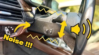 BMW X5 Steering Column Noise FIX DIY