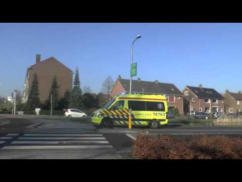 17-02-16 A1 Ambulance 16-163 naar GHZ Ziekenhuis