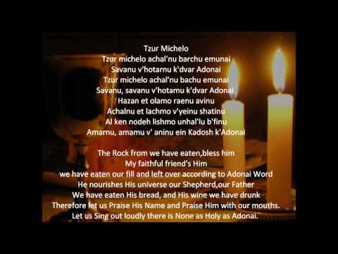 Tzur Michelo(song of Shabbat)