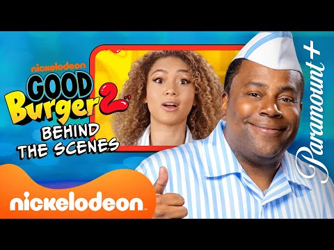 Meet the Characters In Good Burger 2! 🍔 Cast Behind The Scenes Q&A! | Nickelodeon
