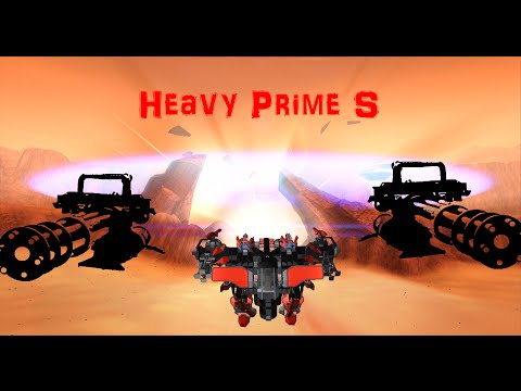 ROBOCRAFT Bot Showcase Heavy Prime S 25k Carbon SMG Proto-seeker mech gameplay