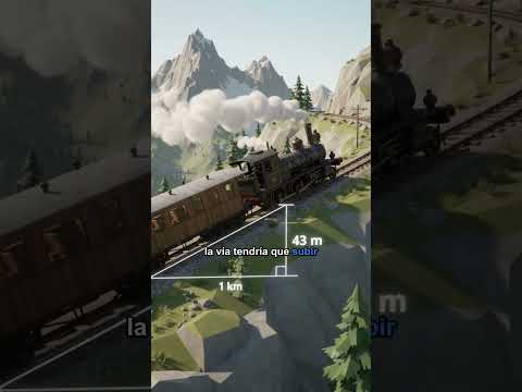 Existe un túnel en el que un tren entra…