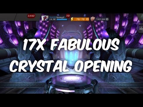 17x Fabulous Crystals Opening | Luck?? | Marvel Contest Of Champions