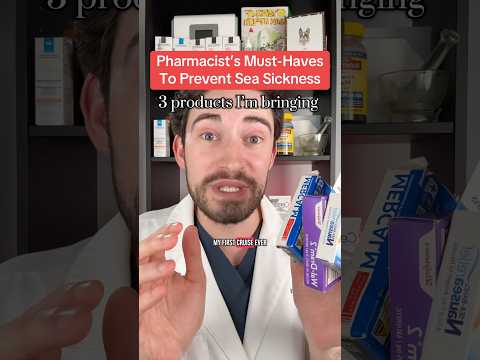 THE BEST PRODUCTS TO PREVENT SEA SICKNESS! #seasickness #cruiseship #motionsickness #pharmacist