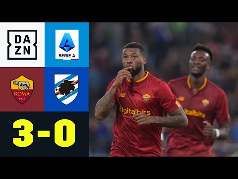 Starker Wijnaldum! Roma löst Pflichtaufgabe gegen Sampdoria: AS Rom - Sampdoria 3:0 | Serie A | DAZN