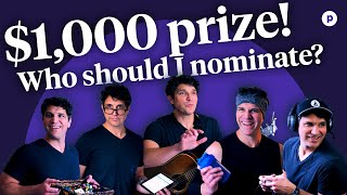 Who will Ben nominate to win $1000 (New Podia Creator Fellowship)