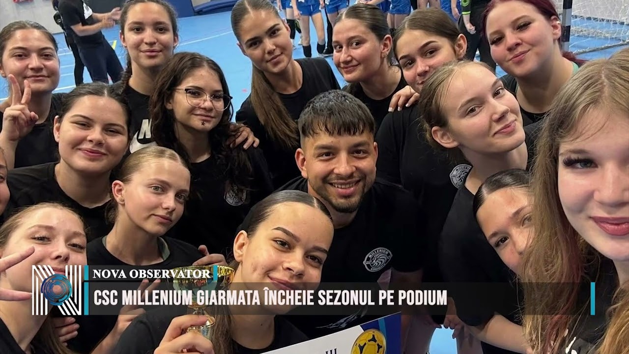 CSC Millenium Giarmata încheie sezonul pe podium