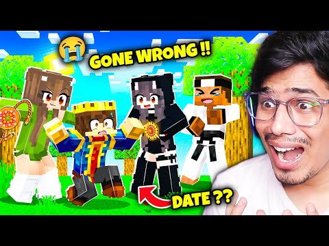 Anshu Bisht - MY FIRST DATE IN MINECRAFT😰*GONE WRONG*