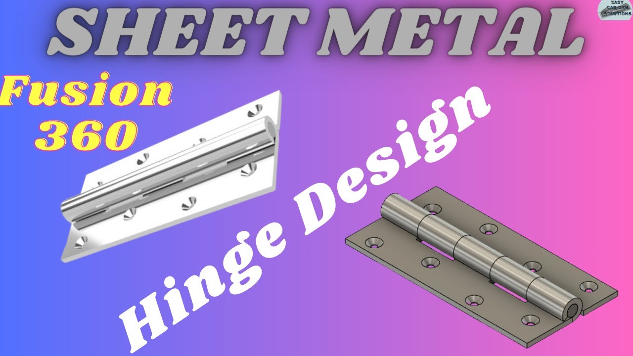 Fusion 360 | How make a Door Hinge #hinges