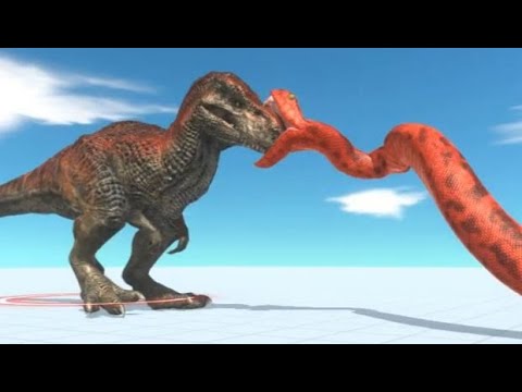 Death Run Trex vs Titanoboa Giant Wild Hog King Kong Triceratops ARBS Animal Revolt Battle Simulator