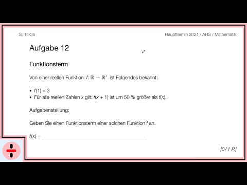 Mathematik Matura Haupttermin 2020/21 Aufgabe 12 | Matree