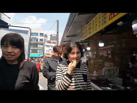 [Coreia do Sul/Seul] Vídeo de caminhada pelo mercado de Dongdaemun Vídeo 4K, abril de 2023 #travel