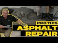 Pro Tips: How to Patch Potholes in Blacktop | Asphalt Repair | DIY Project Guide