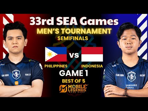Philippines vs Indonesia Game 1 | 33rd SEA Games MLBB Men's Tournament | Semifinals