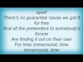 Crowded House - Time Immemorial Lyrics